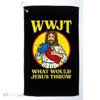 Disc Golf Wwjt What Would Jesus Throw Frisbee Golf Towel thumb 0