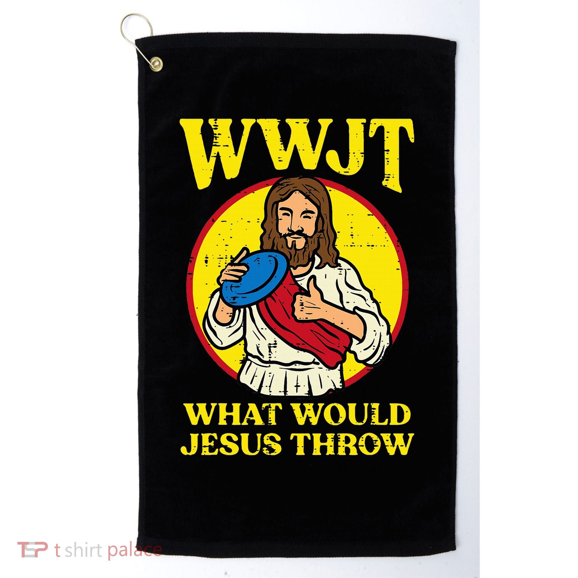 Disc Golf Wwjt What Would Jesus Throw Frisbee Golf Towel