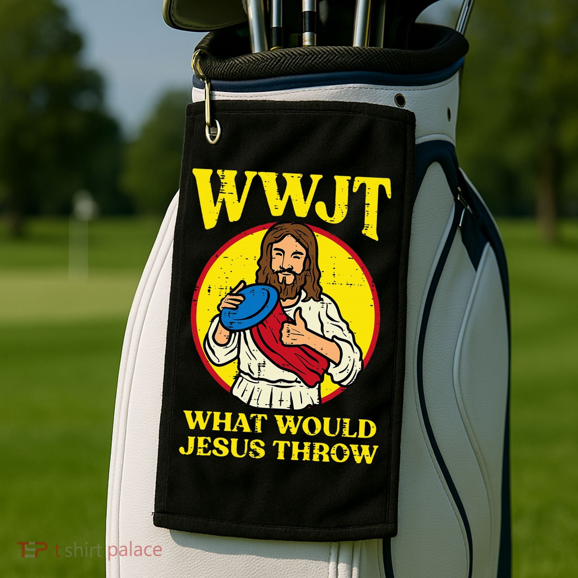 Disc Golf Wwjt What Would Jesus Throw Frisbee Golf Towel