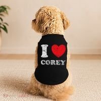 Distressed Grunge Worn Out Style I Love Corey Doggie Tank thumb 2
