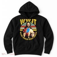 Disc Golf What Would Jesus Throw Frisbee Golf Wwjt Christian Hoodie thumb 0