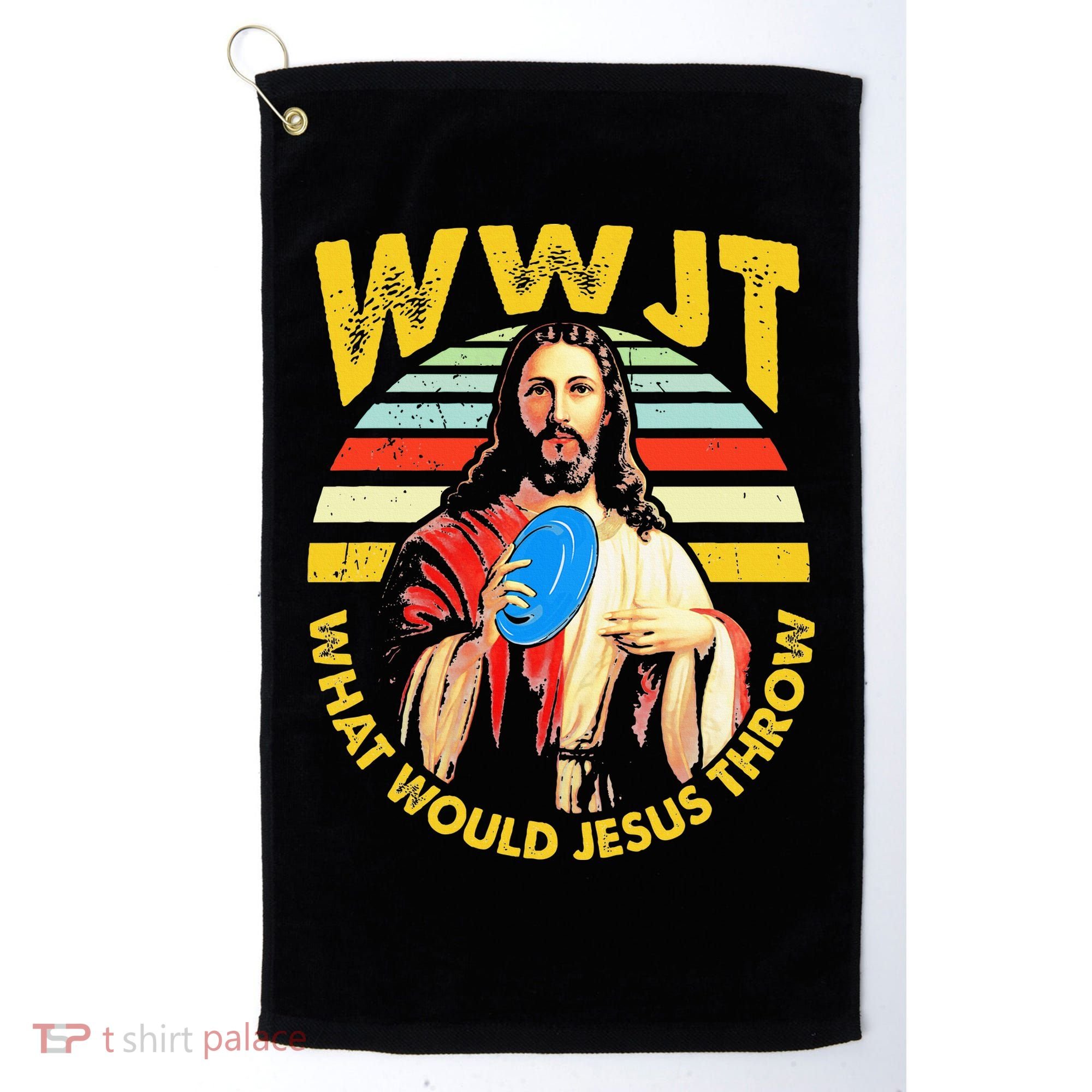 Disc Golf What Would Jesus Throw Frisbee Golf Wwjt Christian Golf Towel