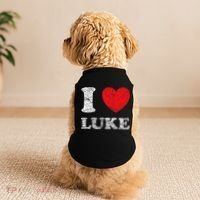 Distressed Grunge Worn Out Style I Love Luke Doggie Tank thumb 2