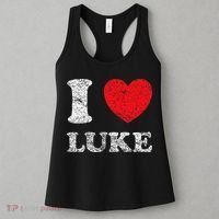 Distressed Grunge Worn Out Style I Love Luke Women's Tank Top thumb 3