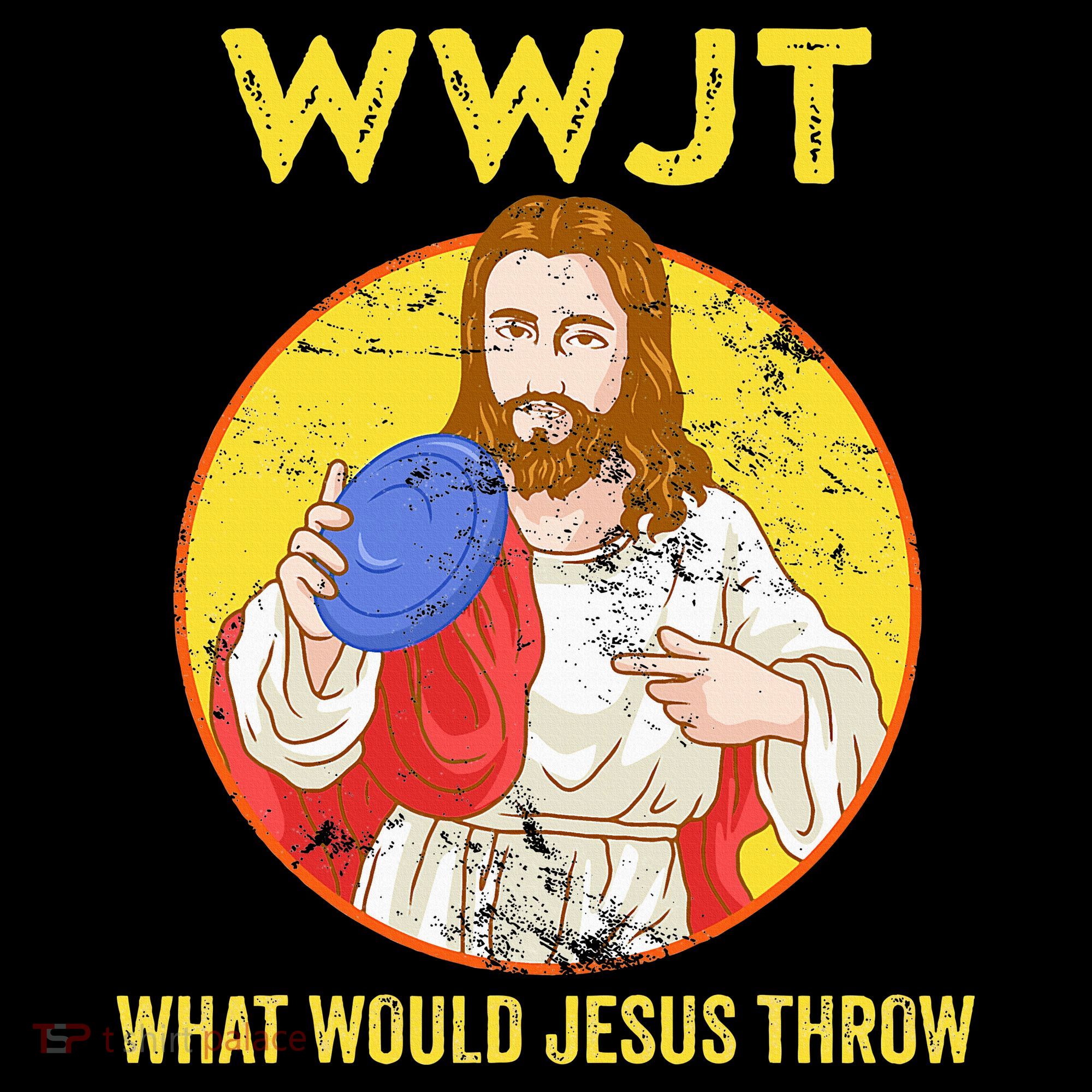 Disc Golf What Would Jesus Throw Frisbee Golf Hoodie