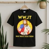 Disc Golf What Would Jesus Throw Frisbee Golf T-Shirt thumb 2