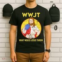 Disc Golf What Would Jesus Throw Frisbee Golf T-Shirt thumb 6