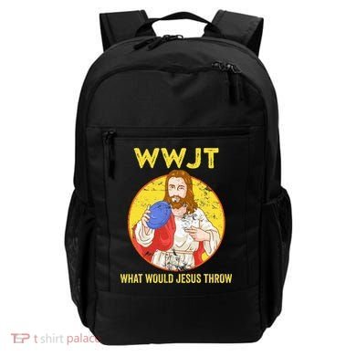 Disc Golf What Would Jesus Throw Frisbee Golf Backpack