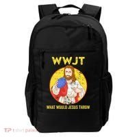 Disc Golf What Would Jesus Throw Frisbee Golf Backpack thumb 0