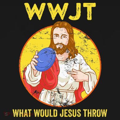 Disc Golf What Would Jesus Throw Frisbee Golf Coaster