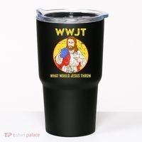 Disc Golf What Would Jesus Throw Frisbee Golf Tumbler thumb 0