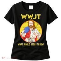 Disc Golf What Would Jesus Throw Frisbee Golf Women's T-Shirt thumb 0