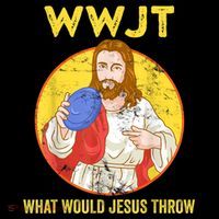 Disc Golf What Would Jesus Throw Frisbee Golf Sweatshirt thumb 3