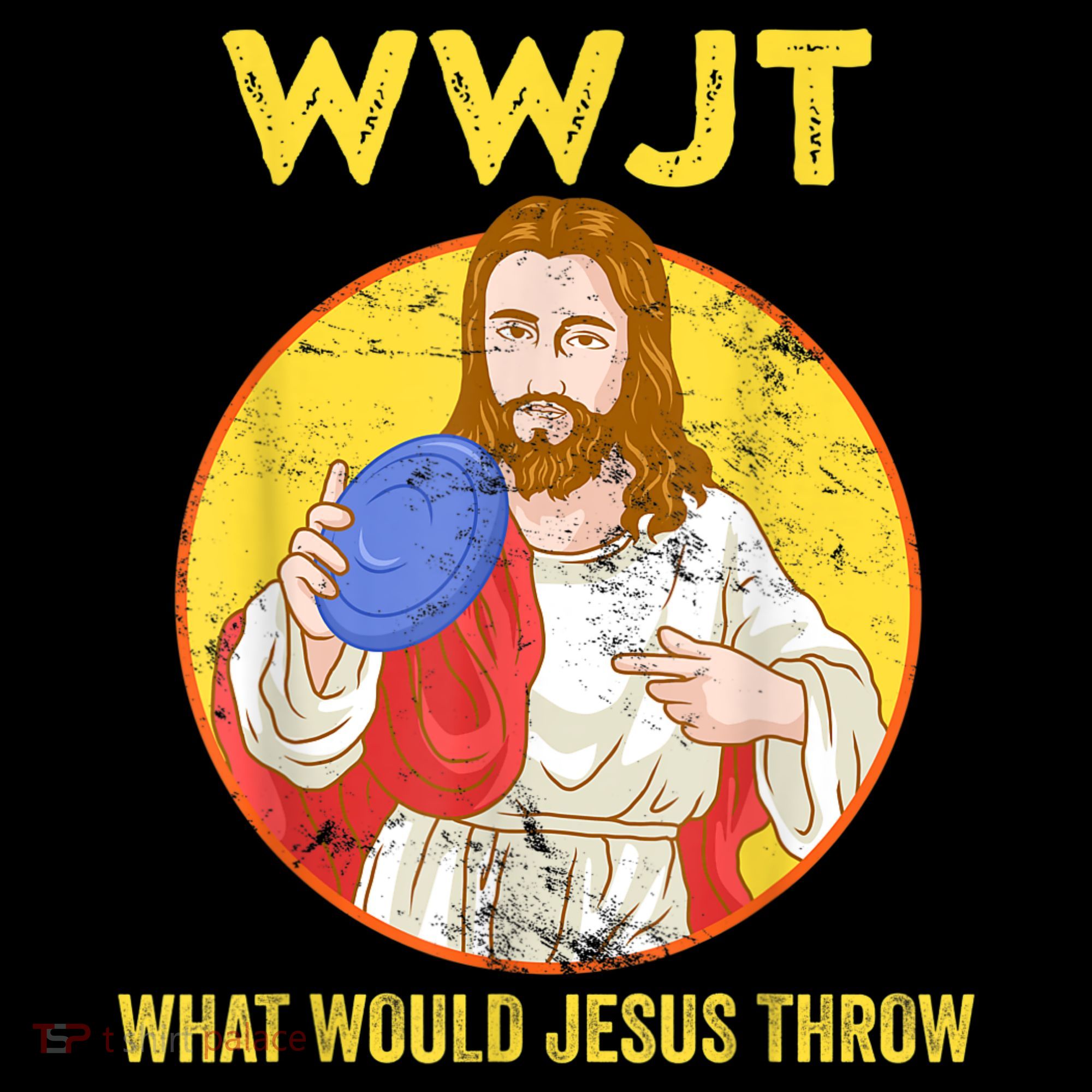 Disc Golf What Would Jesus Throw Frisbee Golf Women's Tank Top