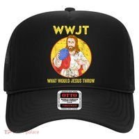 Disc Golf What Would Jesus Throw Frisbee Golf Hat thumb 0
