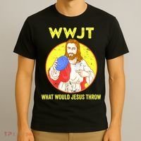 Disc Golf What Would Jesus Throw Frisbee Golf Funny T-Shirt thumb 3