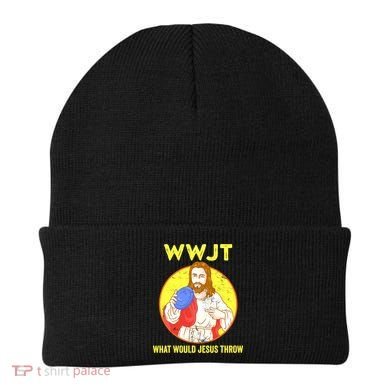 Disc Golf What Would Jesus Throw Frisbee Golf Funny Beanie