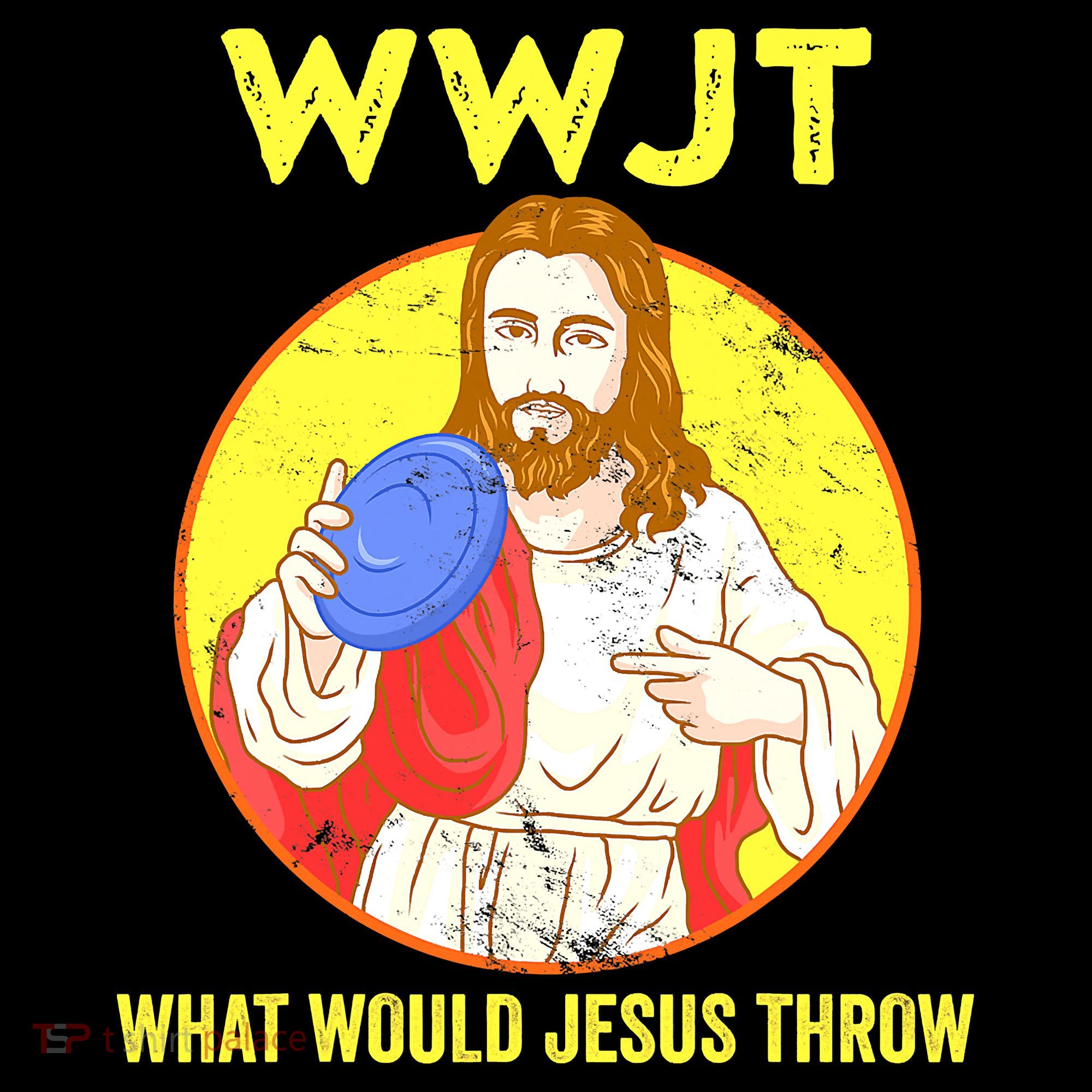 Disc Golf What Would Jesus Throw Frisbee Golf Funny Women's Hoodie