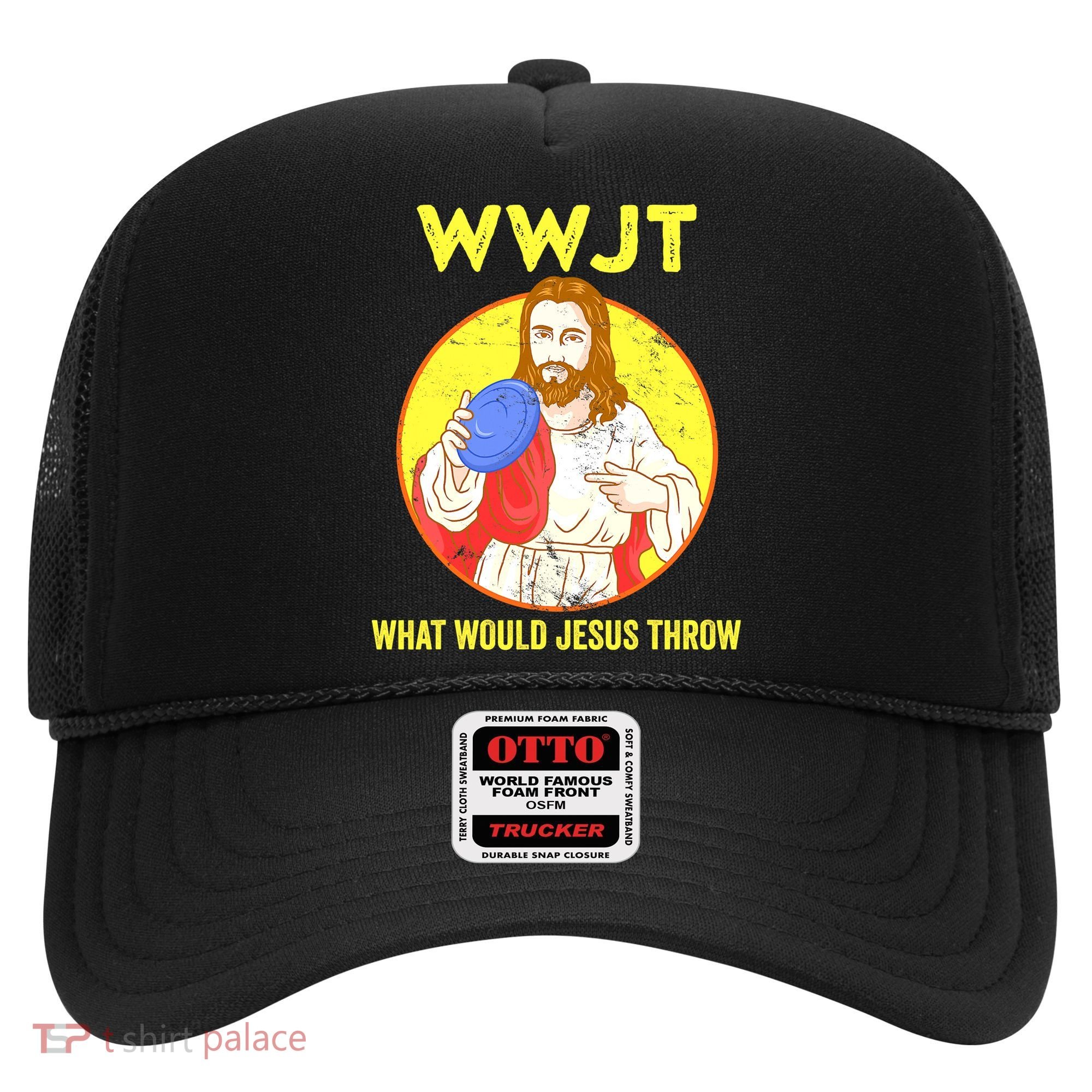 Disc Golf What Would Jesus Throw Frisbee Golf Funny Hat