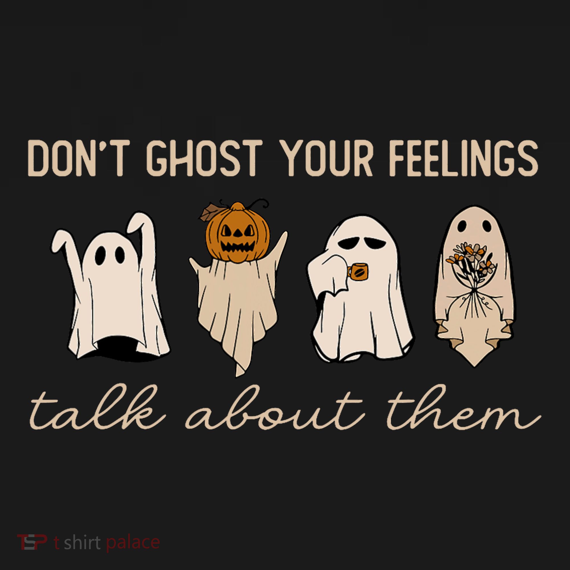 DonT Ghost Your Feelings Halloween Mental Health Awareness Ornament