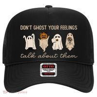 DonT Ghost Your Feelings Halloween Mental Health Awareness Hat thumb 0