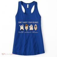 DonT Ghost Your Feelings Halloween Mental Health Awareness Women's Tank Top thumb 0