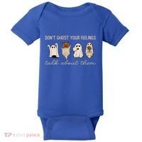 DonT Ghost Your Feelings Halloween Mental Health Awareness Baby Bodysuit thumb 0