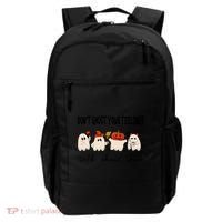 DonT Ghost Your Feelings Halloween Mental Health Backpack thumb 0