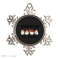 DonT Ghost Your Feelings Halloween Mental Health Ornament thumb 0