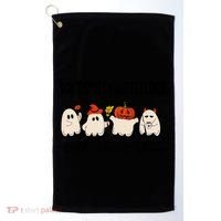DonT Ghost Your Feelings Halloween Mental Health Golf Towel thumb 0