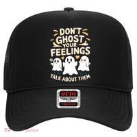 DonT Ghost Your Feelings Halloween Mental Health Hat thumb 0