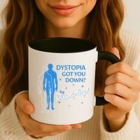 Dystopia Got You Down Try Dissociating Coffee Mug thumb 3