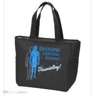 Dystopia Got You Down Try Dissociating Tote Bag thumb 3