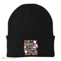 Dont Ghost Your Feelings Cute Ghoul Beanie thumb 0