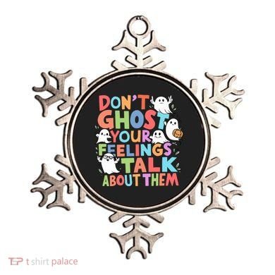 Dont Ghost Your Feelings Cute Ghoul Ornament
