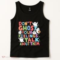 Dont Ghost Your Feelings Cute Ghoul Tank Top thumb 2