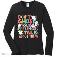 Dont Ghost Your Feelings Cute Ghoul Women's Long Sleeve Shirt thumb 0