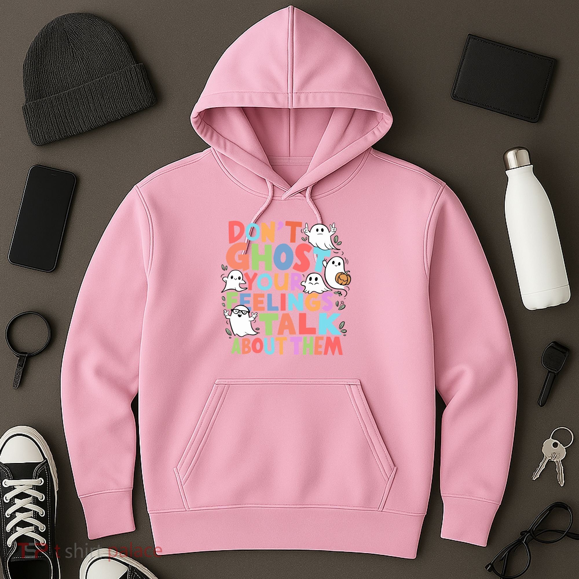 Dont Ghost Your Feelings Cute Ghoul Hoodie