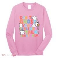Dont Ghost Your Feelings Cute Ghoul Long Sleeve Shirt thumb 0