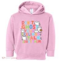 Dont Ghost Your Feelings Cute Ghoul Toddler Hoodie thumb 0