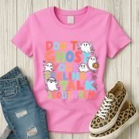 Dont Ghost Your Feelings Cute Ghoul Women's T-Shirt thumb 3