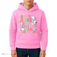 Dont Ghost Your Feelings Cute Ghoul Kids Hoodie thumb 4