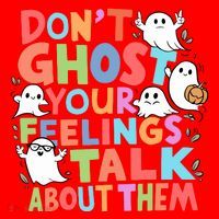 Dont Ghost Your Feelings Cute Ghoul Santa Hat thumb 1