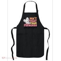 Dont Ghost Your Feelings Talk About Them Halloween Apron thumb 0