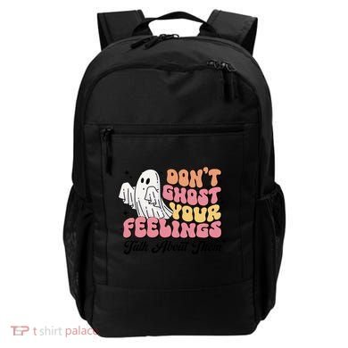 Dont Ghost Your Feelings Talk About Them Halloween Backpack