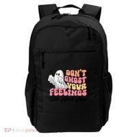 Dont Ghost Your Feelings Talk About Them Halloween Backpack thumb 0