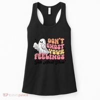 Dont Ghost Your Feelings Talk About Them Halloween Women's Tank Top thumb 0