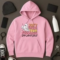 Dont Ghost Your Feelings Talk About Them Halloween Hoodie thumb 3