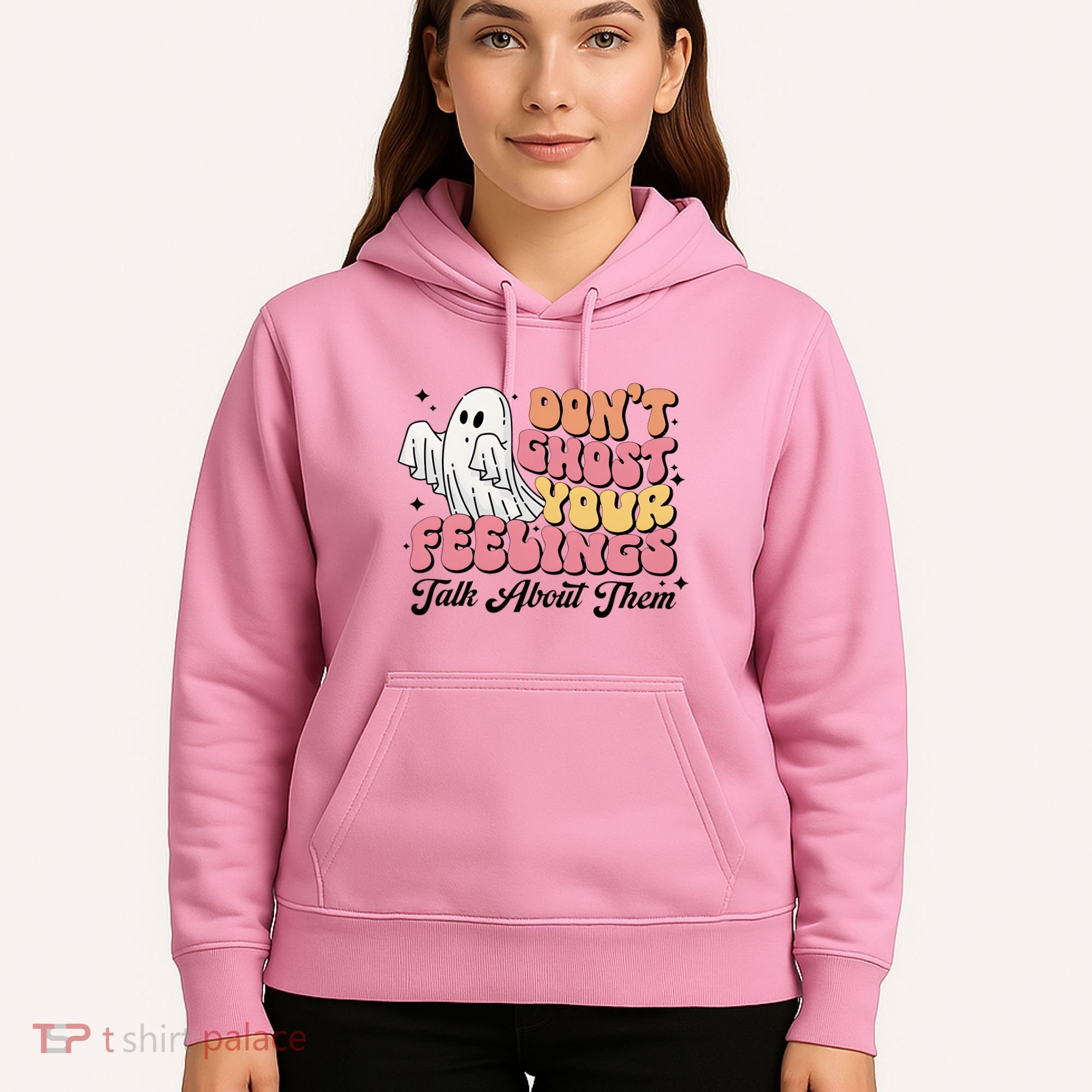 Dont Ghost Your Feelings Talk About Them Halloween Hoodie
