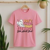 Dont Ghost Your Feelings Talk About Them Halloween T-Shirt thumb 2